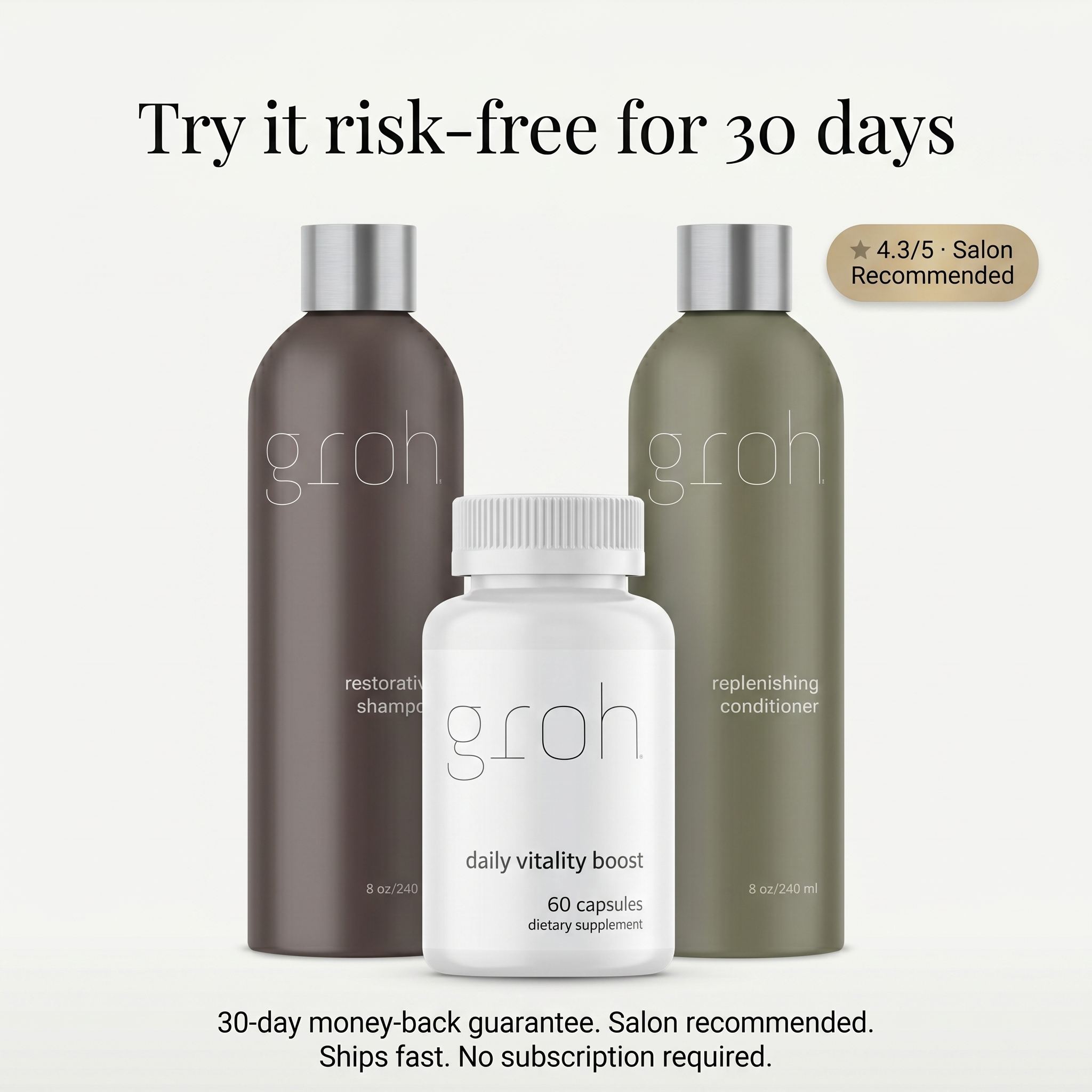 Thinning Hair and Hair Loss | Groh® Hair Regrowth Products