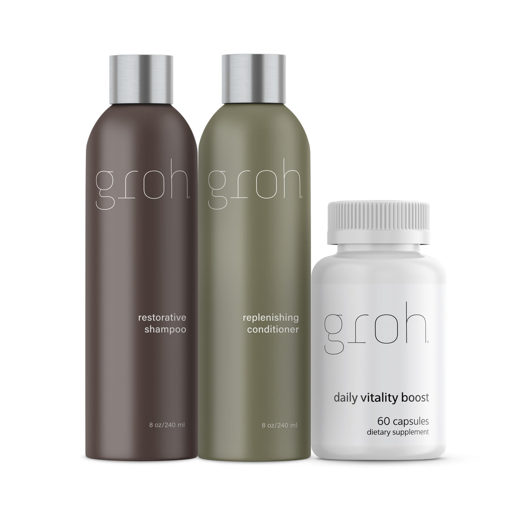 Groh Thinning Hair and Hair Loss | Groh® Hair Regrowth Products